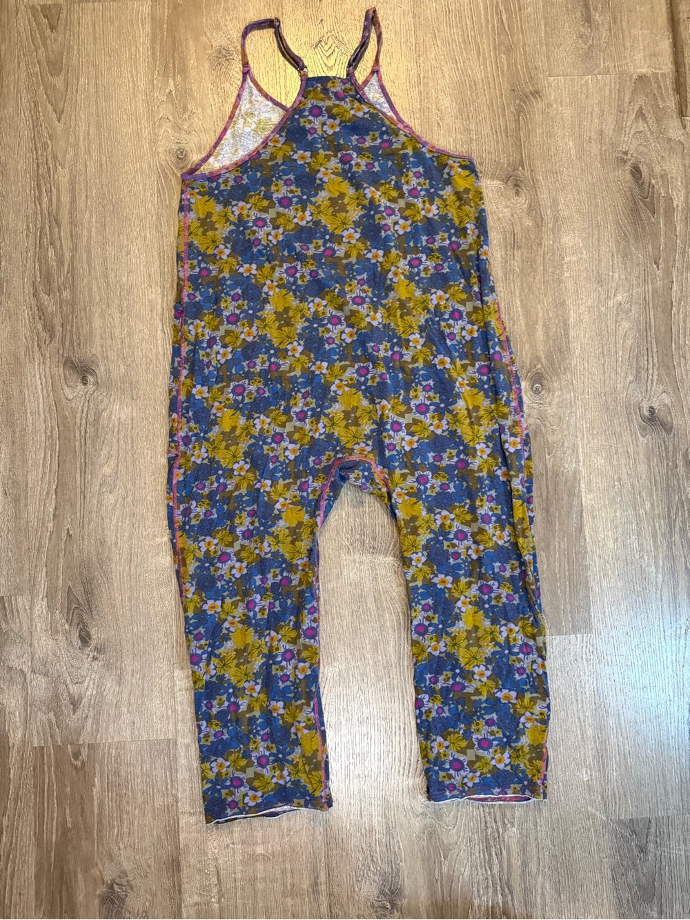 Natural Life Lucy Jumpsuit - Dusty Blue Floral - Picture 4 of 10